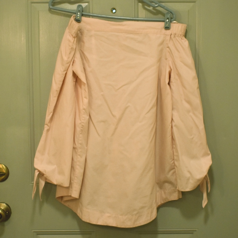 Free People Off the Shoulder Pink Blouse NEW Sz S